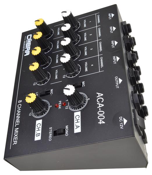8 Channel Line Mixer 